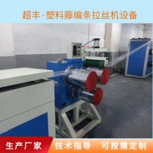 塑料藤条加工机器 PVC PP PE 单色三色五色共挤仿藤机