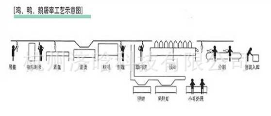 家禽屠宰工艺示意图