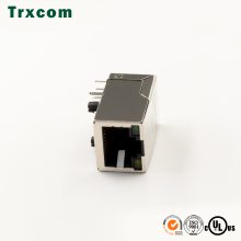 Trxcom泰瑞康 带LED灯网络连接器 6605808-1 集成网络变压器