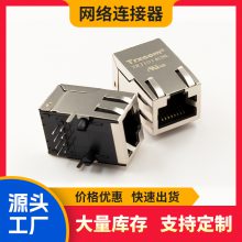 Trxcom泰瑞康 百兆RJ45弹片连接器 6605834-1 信号变压器和滤波器