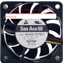 SANYO San Ace60 9GA0612P7G01 DC12V 0.16A 4线PWM 6015 三洋散热风扇