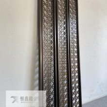 不锈钢屏风隔断玄关古铜钛金属造型新中式装饰隔断屏风定制