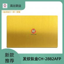 316发纹钛金CH-2882AFP不锈钢彩色板电镀板装饰板