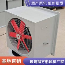 工业低噪声 DFBZ方形轴流风机 带百叶窗风扇 玻璃钢风机