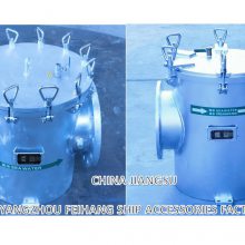 飞航船用粗水滤器-吸入粗水滤器AS250 CB/T497 碳钢镀锌本体，不锈钢滤筒，过滤精度5mm