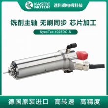 SycoTec无刷同步铣削主轴4025DC-S微型高转速电主轴电机