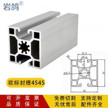 铝合金YGE-10-4545AE对边封槽工业设备自动化机架围栏欧标槽10铝型材